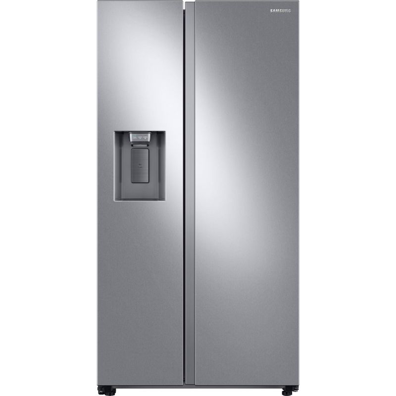 Front Zoom. Samsung - 22 Cu. Ft. Side-by-Side Counter-Depth Refrigerator - Stainless steel