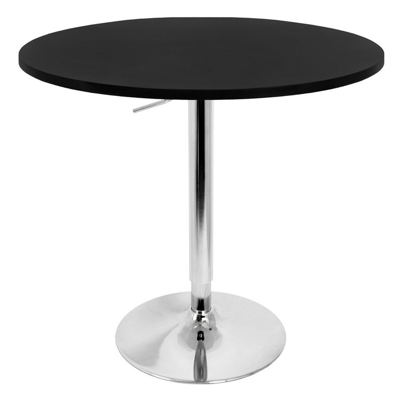 Rent to own Porch & Den Bixby 27inch Adjustable Bar Table Black