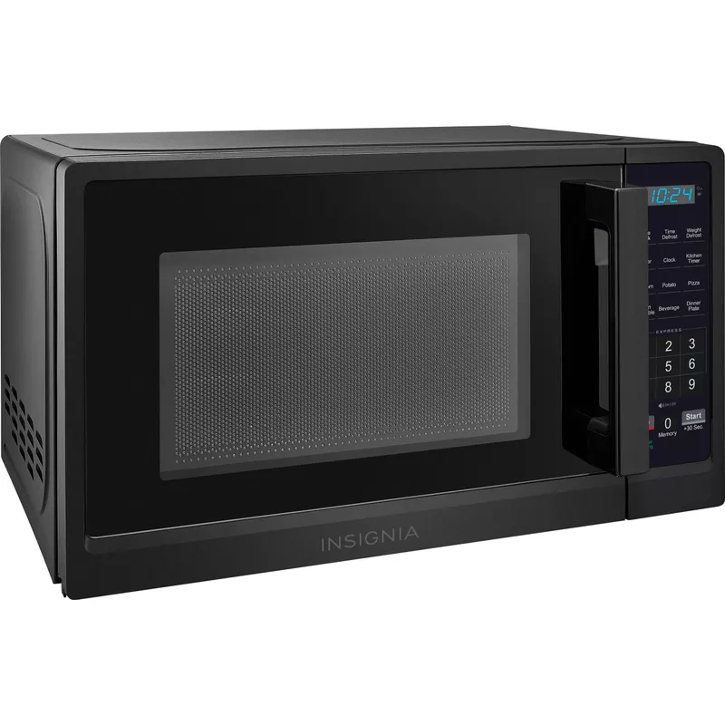 Insignia™ - .7 Cu. Ft. Compact Microwave - Black