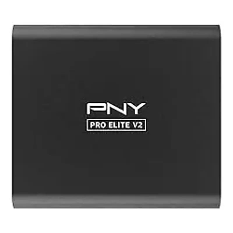 PNY Pro Elite V2 500GB USB 3.2 Gen 2x1 Type-C Portable Solid State Drive (SSD) - (PSD0CS2160-500-RB)