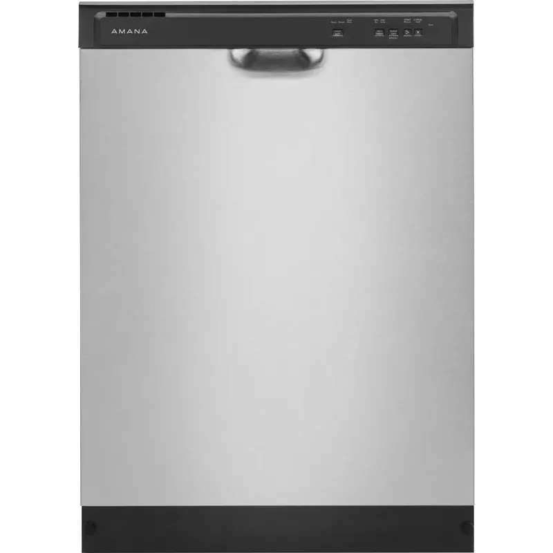 Amana - Front Control Built-In Dishwasher with Triple Filter Wash and 59 dBa - Stainless Steel