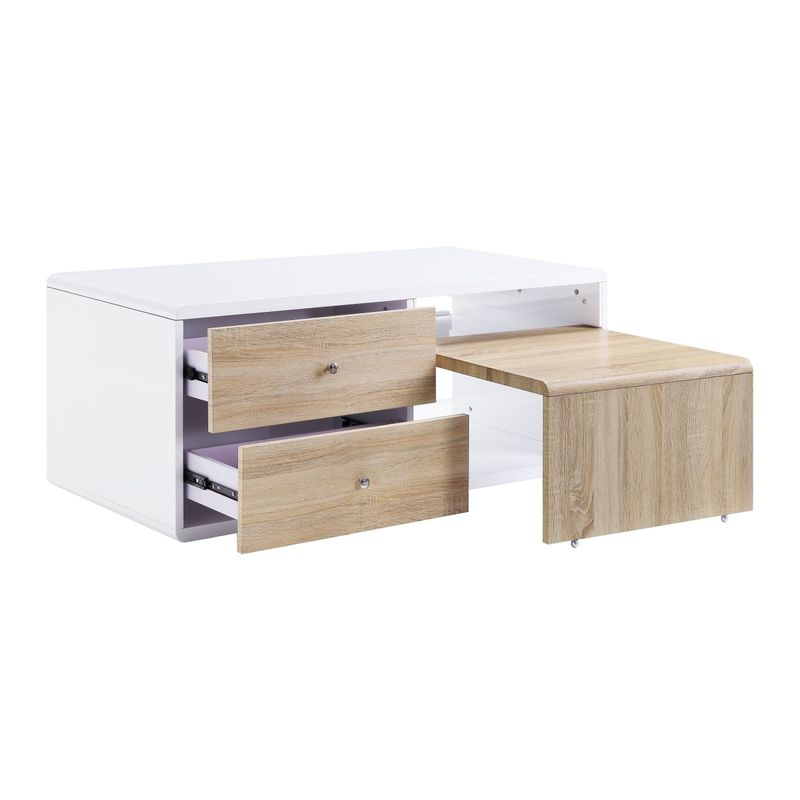 ACME Verux Coffee Table in White High Gloss