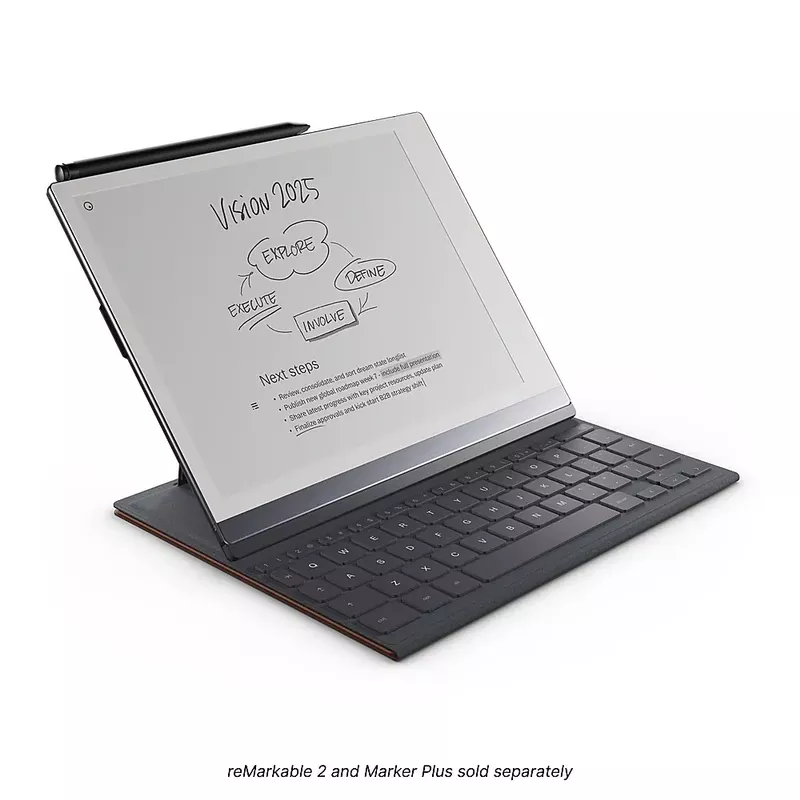 reMarkable 2 - Type Folio Keyboard for your Paper Tablet - Sepia Brown