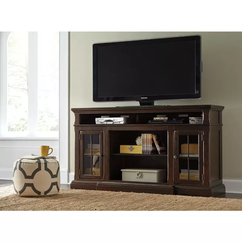 Roddinton Extra Large TV Stand w/Fireplace Option