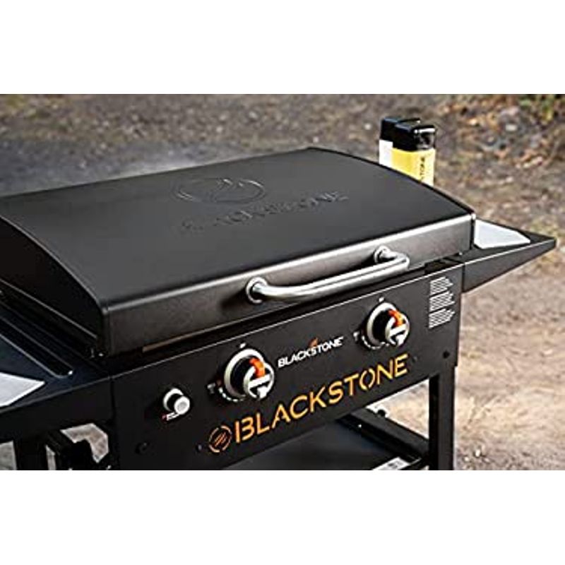 Blackstone 1883 Gas Hood & Side Shelves Heavy Duty Flat Top Griddle Grill Station for Kitchen, Camping, Outdoor, Tailgating,...
