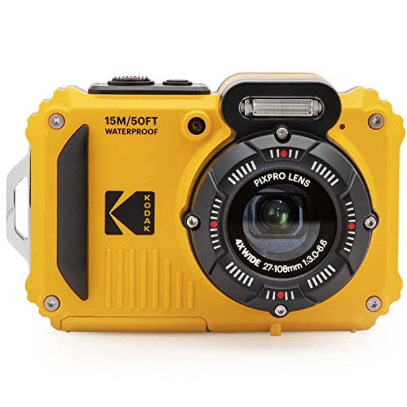 Kodak PIXPRO WPZ2 Rugged Waterproof Digital Camera 16MP 4X Optical Zoom 2.7" LCD Full HD Video