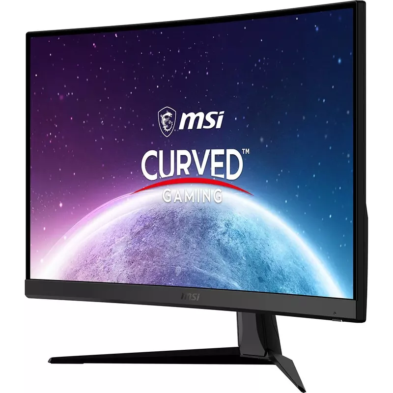 MSI G27C4 E3 27" 16:9 Full HD 180Hz Curved Rapid VA LCD Gaming Monitor, Metallic Black