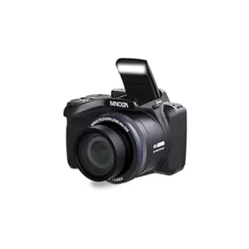 Minolta 20 Mega Pixels 40x Optical Zoom Digital Camera with 1080p FHD Video, Black