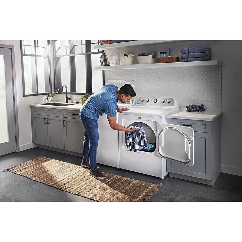 Alt View Zoom 24. Maytag - 4.8 Cu. Ft. High Efficiency Top Load Washer with Extra Power Button - White