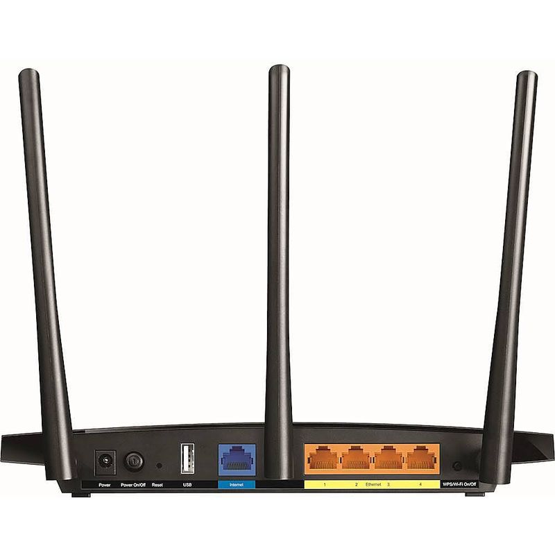 Alt View Zoom 11. TP-Link - Archer AC1750 Dual-Band Wi-Fi 5 Router - Black