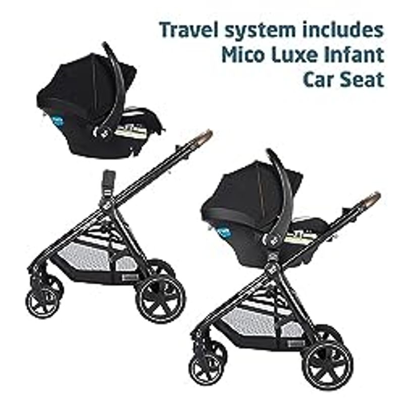 Maxi-Cosi Zelia Luxe 5-in-1 Modular Travel System, New Hope Black
