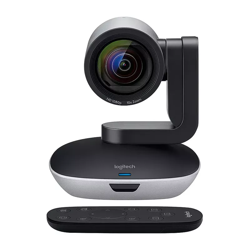 Logitech - PTZ Pro 2 HD 1080p Video Camera with Enhanced Pan/Tilt and Zoom - Black