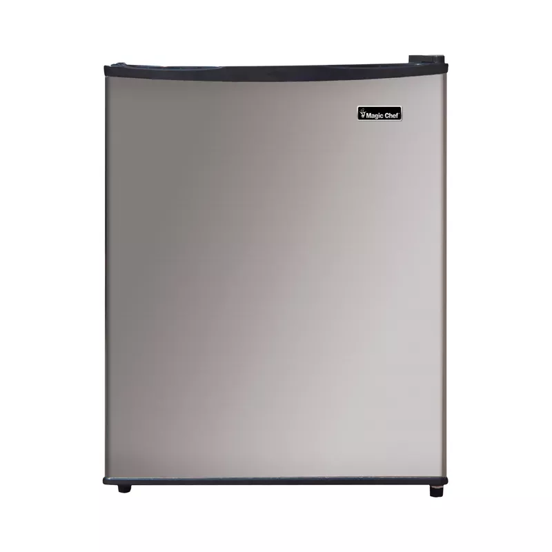 Magic Chef 2.4 cu. ft. Stainless All-Refrigerator/ Compact Refrigerator
