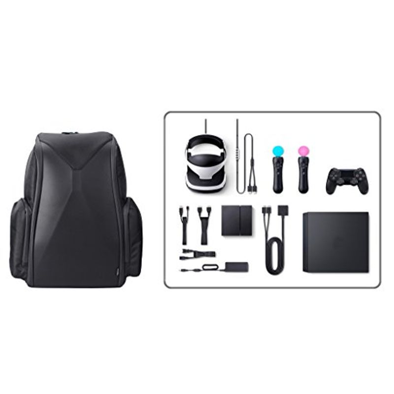 AmazonBasics PlayStation 4 and PlayStation Virtual Reality Headset Backpack