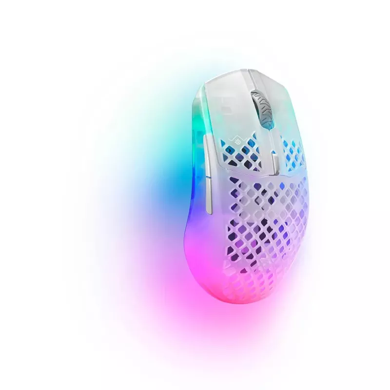 SteelSeries - Aerox 3 Wireless Ghost Ultra Lightweight Super-Fast Mouse
