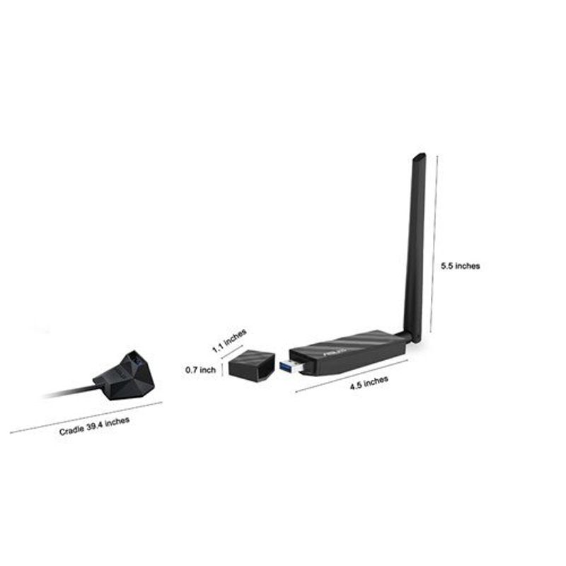 Asus (USB-AC56) Dual-band Wireless-AC1300 USB 3.0 Wi-Fi Adapter