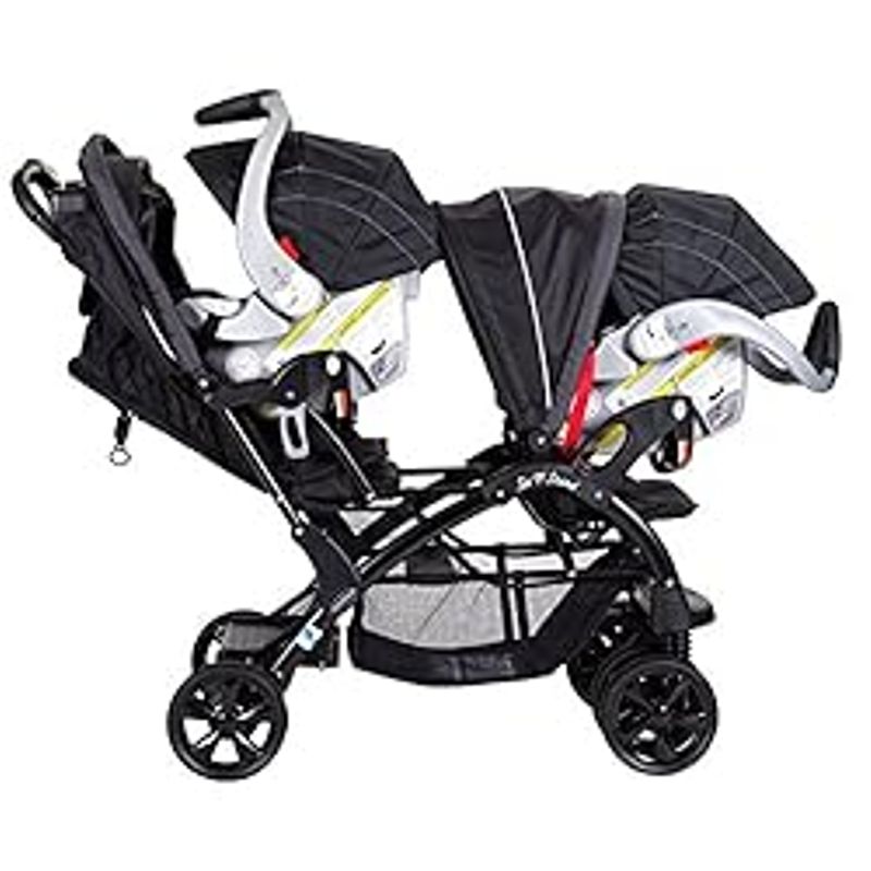 Baby Trend Sit N' Stand Double Stroller, Onyx