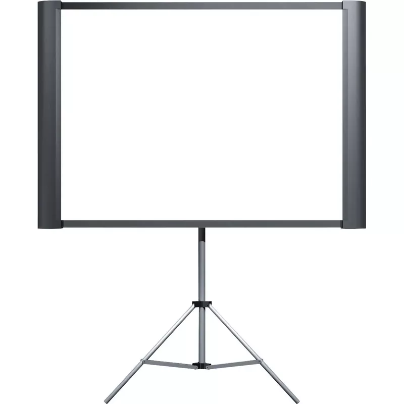 Epson - Duet 80" Portable Projector Screen - Black