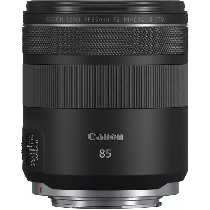 Canon - RF85mm F2 Macro IS STM Medium Telephoto Lensfor EOS R-Series Cameras - Black