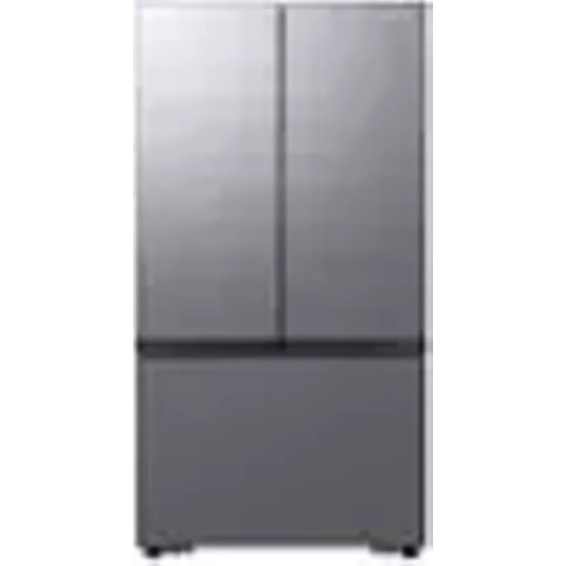 Samsung - 27 cu. ft. 3-Door French Door Counter Depth Smart Refrigerator with Dual Auto Ice Maker - Fingerprint Resistant Stainless Look