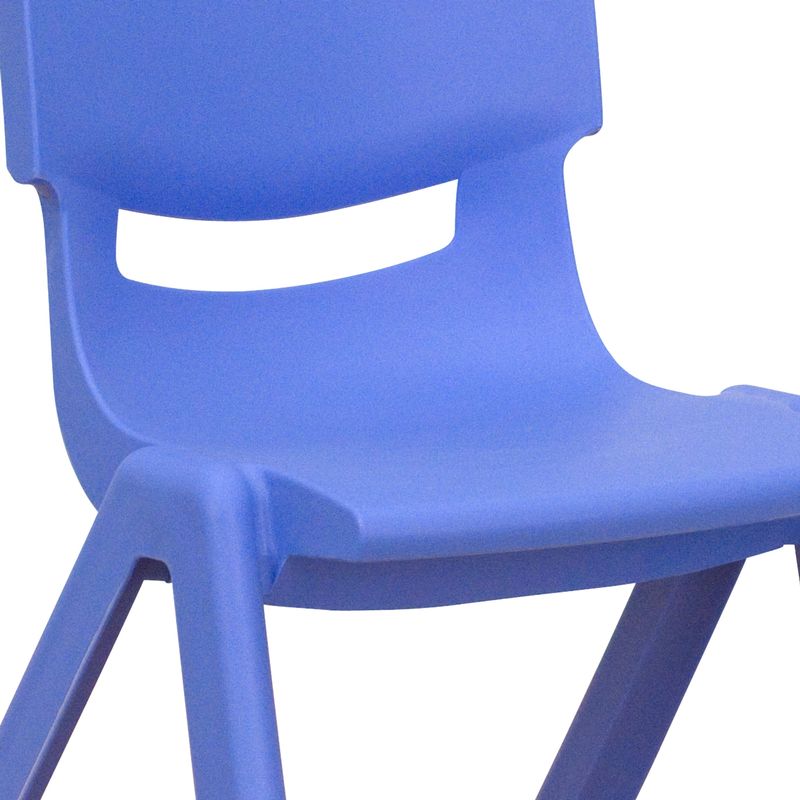 2 Pack Plastic Stackable School Chair with 10.5" Seat Height - Preschool Chair - Red