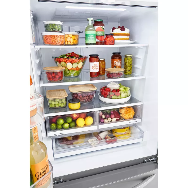 Rent to own LG - 25.1 Cu. Ft. French Door Refrigerator with Ice Maker ...