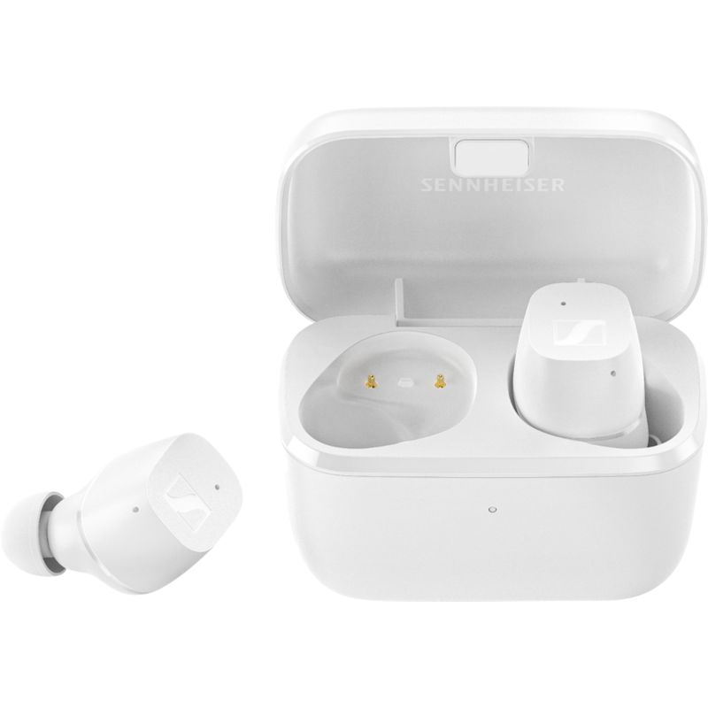 Angle Zoom. Sennheiser - CX True Wireless Earbud Headphones - White
