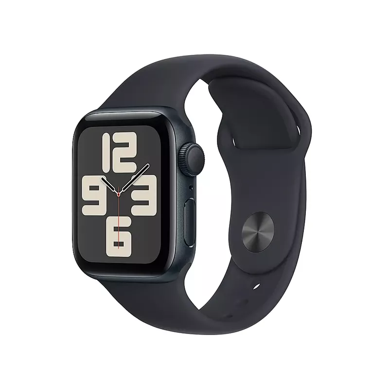 Apple Watch SE 2nd Generation (GPS) 44mm Midnight Aluminum Case with Midnight Sport Band - M/L - Midnight