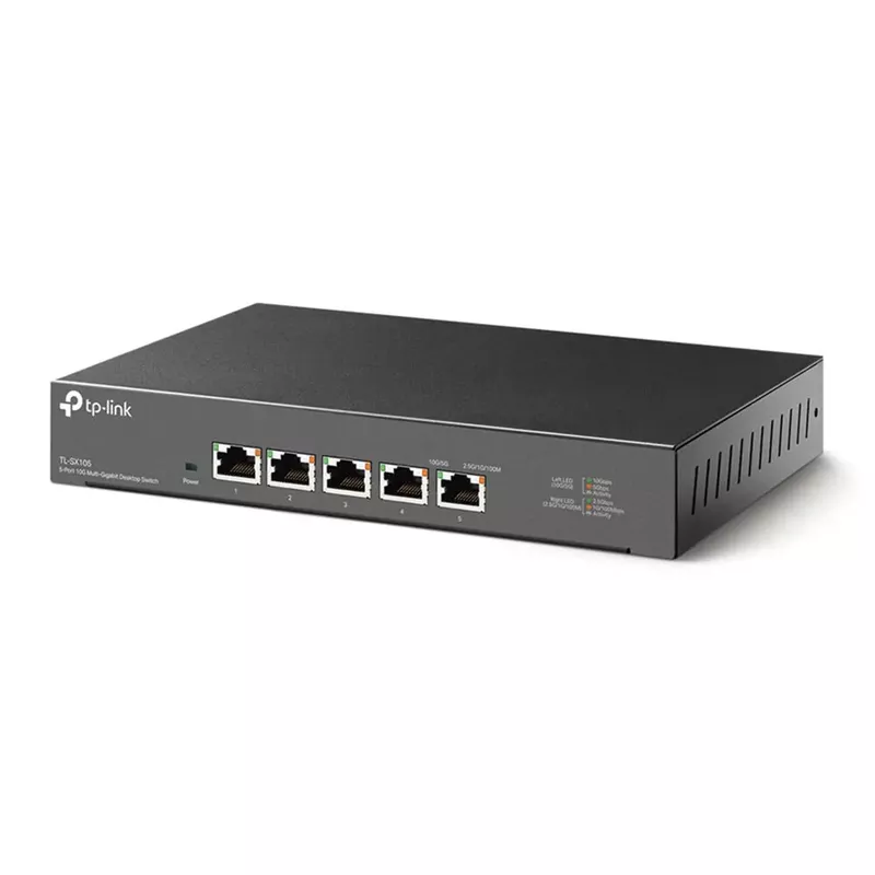 TP-Link TL-SX105 5-Port 10G Desktop/Wall-Mount Unmanaged Ethernet Switch