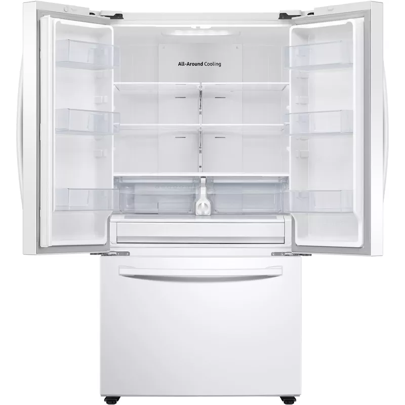 Samsung 28-Cu. Ft. 3-Door French Door Refrigerator, White