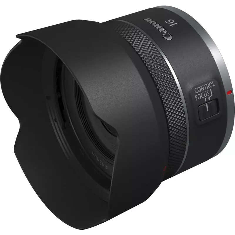 Canon - RF16mm F2.8 STM Wide Angle Prime Lens for EOS R-Series Cameras - Black