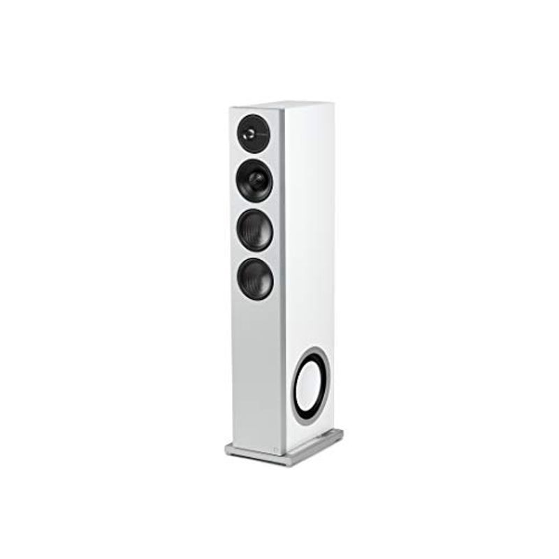 Definitive Technology D17 Demand Series Modern High-Performance 3-Way Tower Speaker (Left-Channel) - Single, White | Dual 10" Passive...