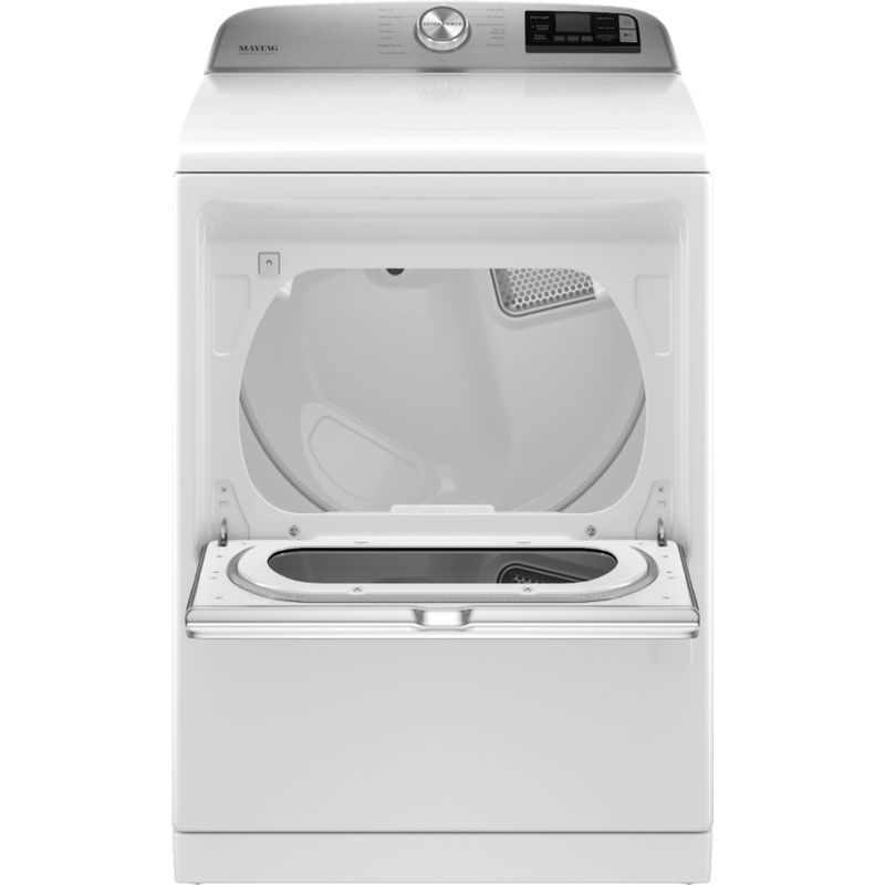 Alt View Zoom 11. Maytag - 7.4 Cu. Ft. Smart Gas Dryer with Steam and Extra Power Button - White