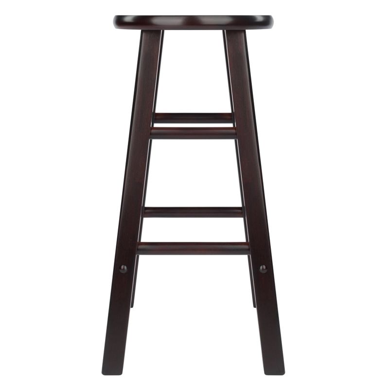 Element Counter Stools, 2-Pc Set, Espresso - Counter Height - 23-28 in. - Set of 2 - Brown