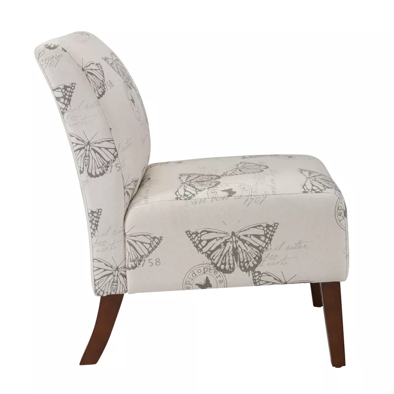 Lombard Slipper Chair Butterfly