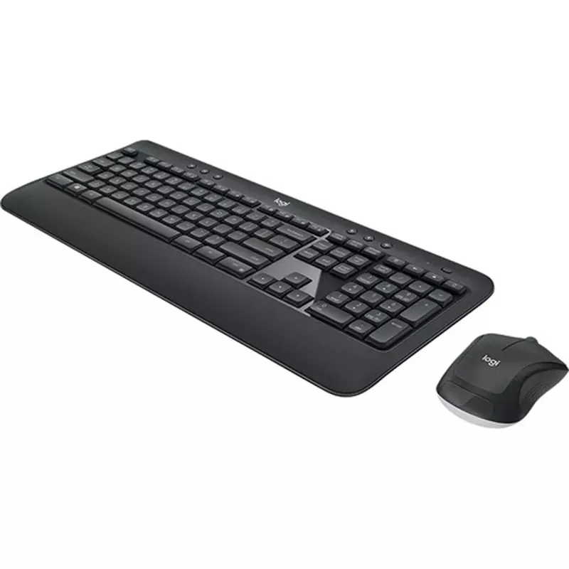 Logitech - MK540 Full-size Advanced Wireless Membrane Keyboard and Mouse Combo for PC - Black