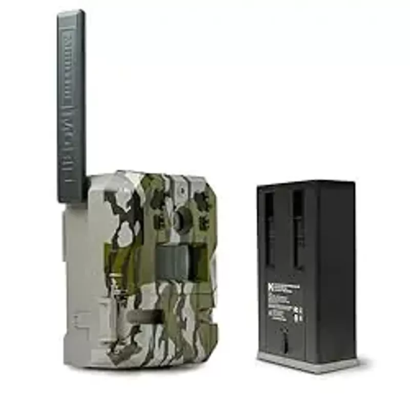 Moultrie Mobile Edge Pro Cellular Trail Camera with Rechargeable Lithium-Ion Battery - Auto Connect, Nationwide Coverage, 1080p Video HD Audio, 100ft Detection Range, Extended Runtime, Weatherproof