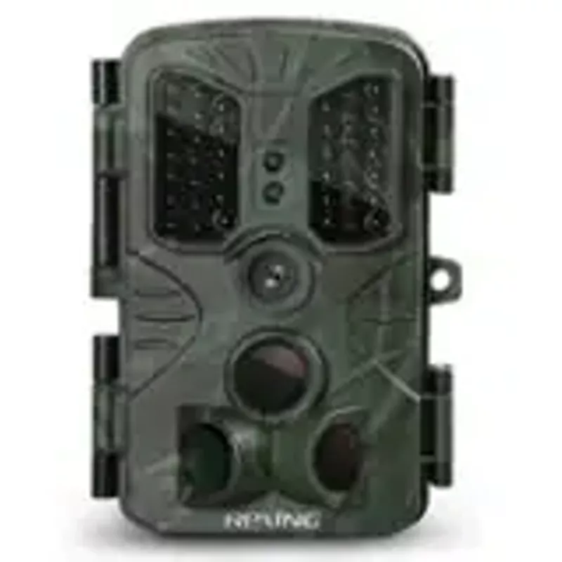 Rexing - H1 Blackhawk Trail Camera with Day and Night Ultra Fast Motion Detection - Green