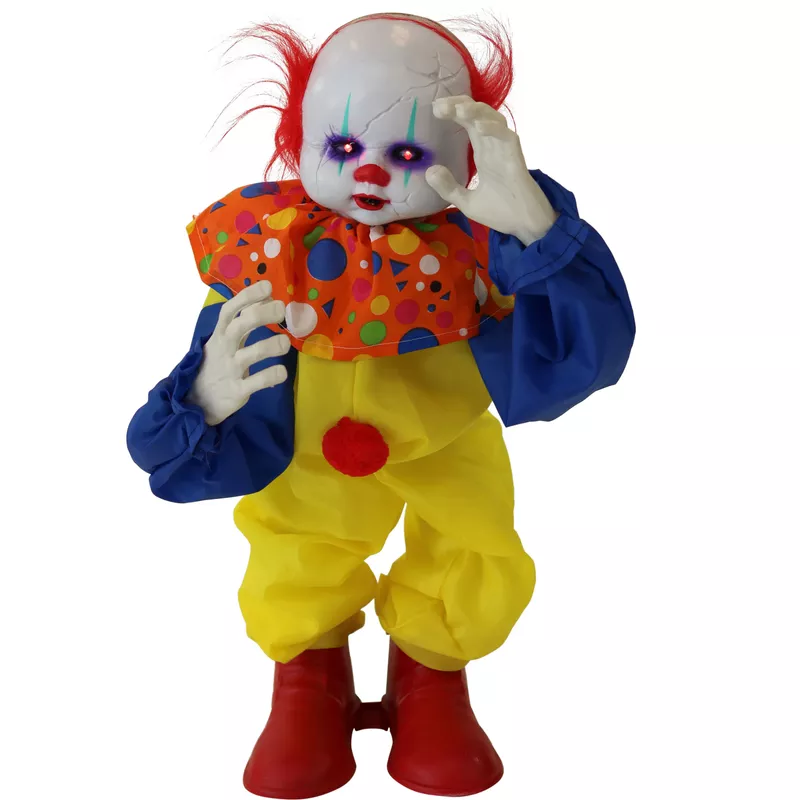 Rent to own 2-Ft. Bobo the Talking Animatronic Clown, Indoor or Covered ...