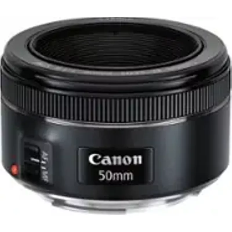 Canon - EF50mm F1.8 STM Standard Lens for EOS DSLR Cameras - Black