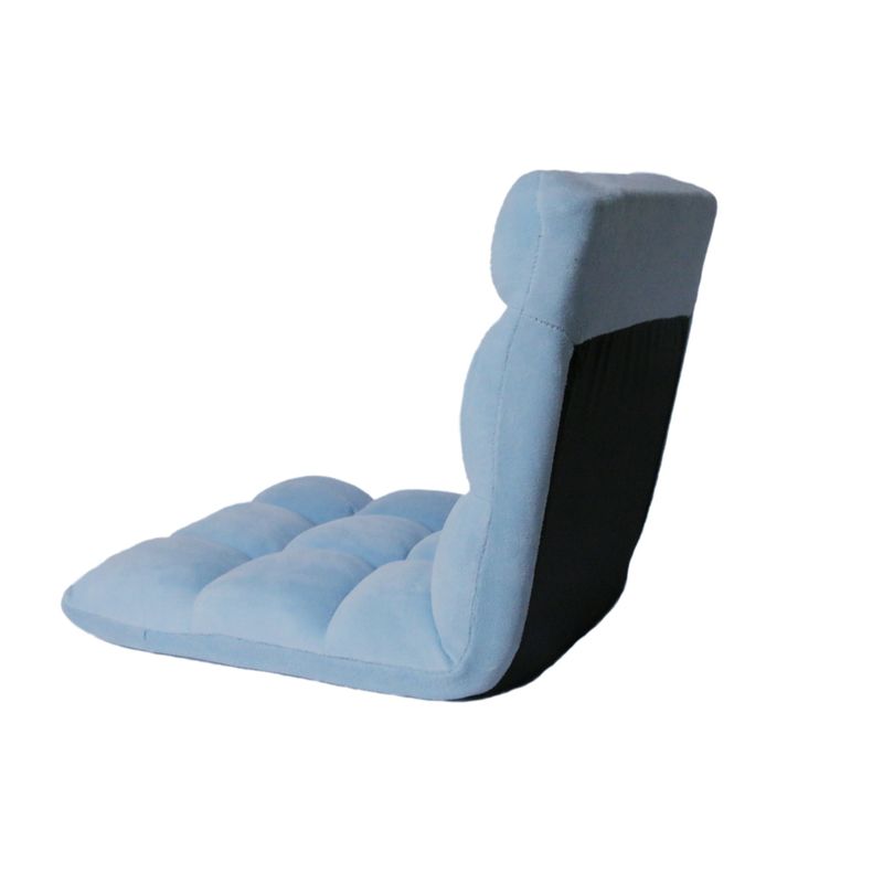 Loungie Microplush Recliner Gaming Chair Adjustable Floor Mat - Blue