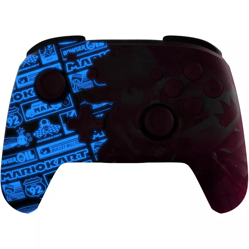 PDP - REMATCH GLOW Wireless Controller For Nintendo Switch, Nintendo Switch - OLED Model - Grand Prix Peach