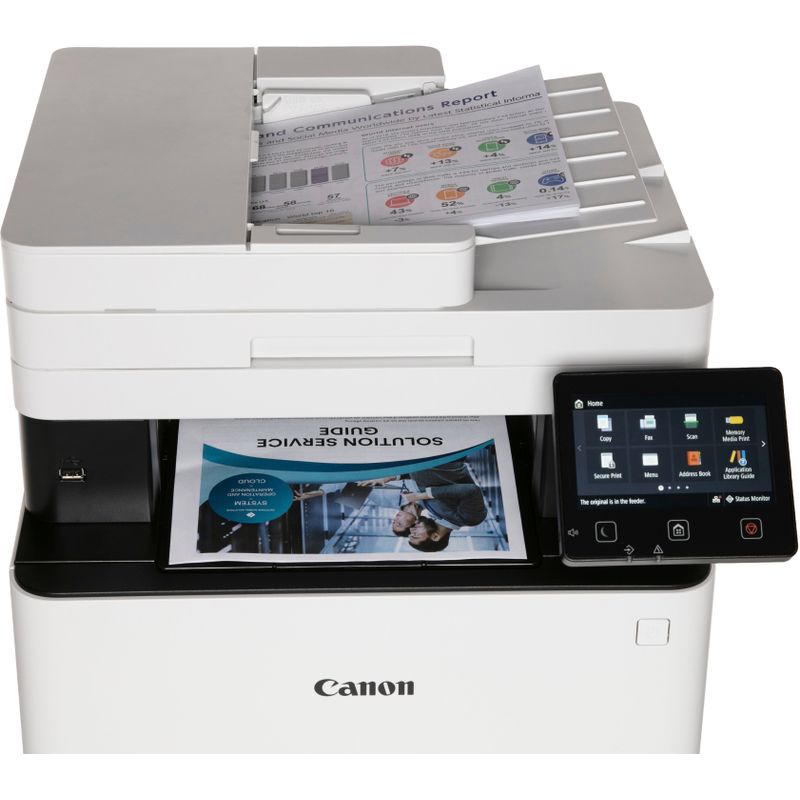 Alt View Zoom 19. Canon - imageCLASS MF656Cdw Wireless Color All-In-One Laser Printer with Fax - White