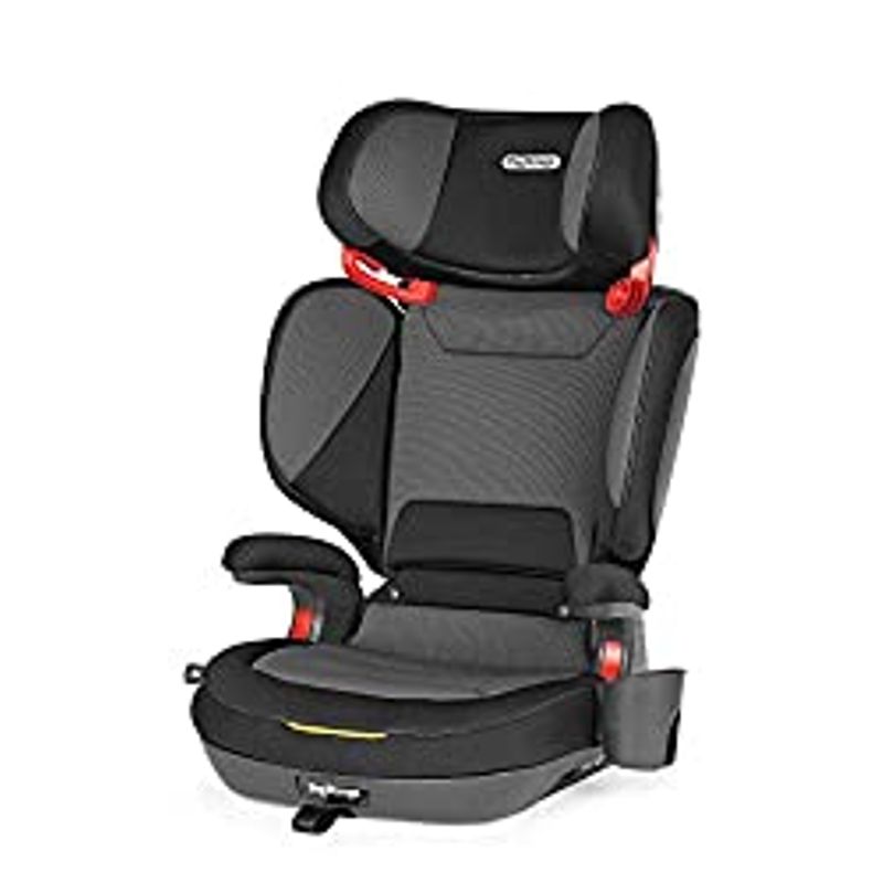 Peg Perego Viaggio Shuttle Plus 120 - Booster Car Seat - for Children from 40 to 120 lbs - Made in Italy - Crystal Black (Black)