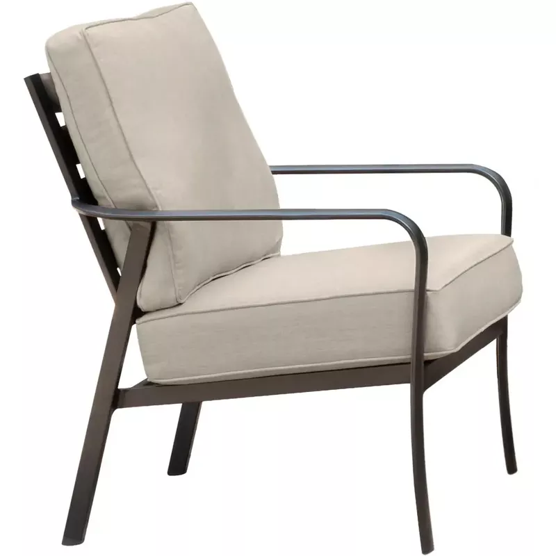 Commercial Aluminum Side Chair with Sunbrella Cushion