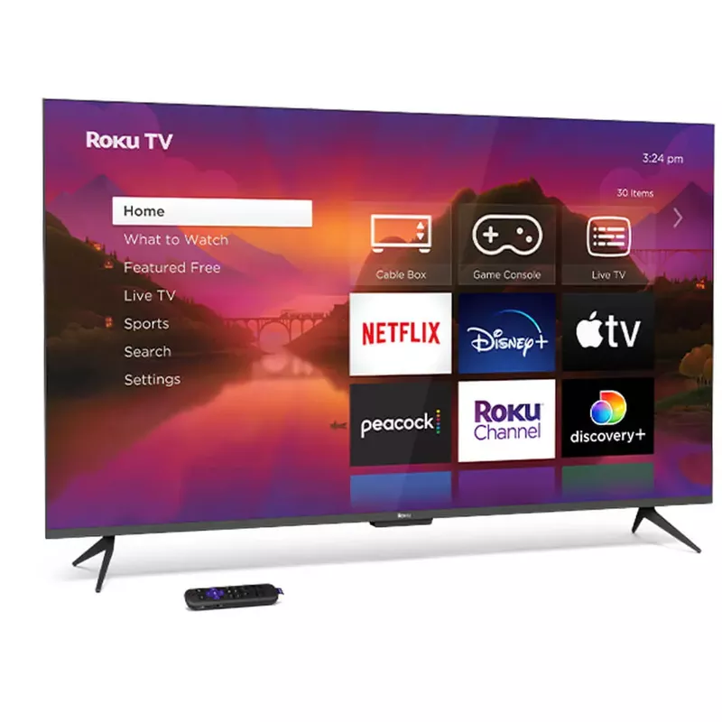 Roku - 65" Class Plus Series QLED 4K Smart RokuTV