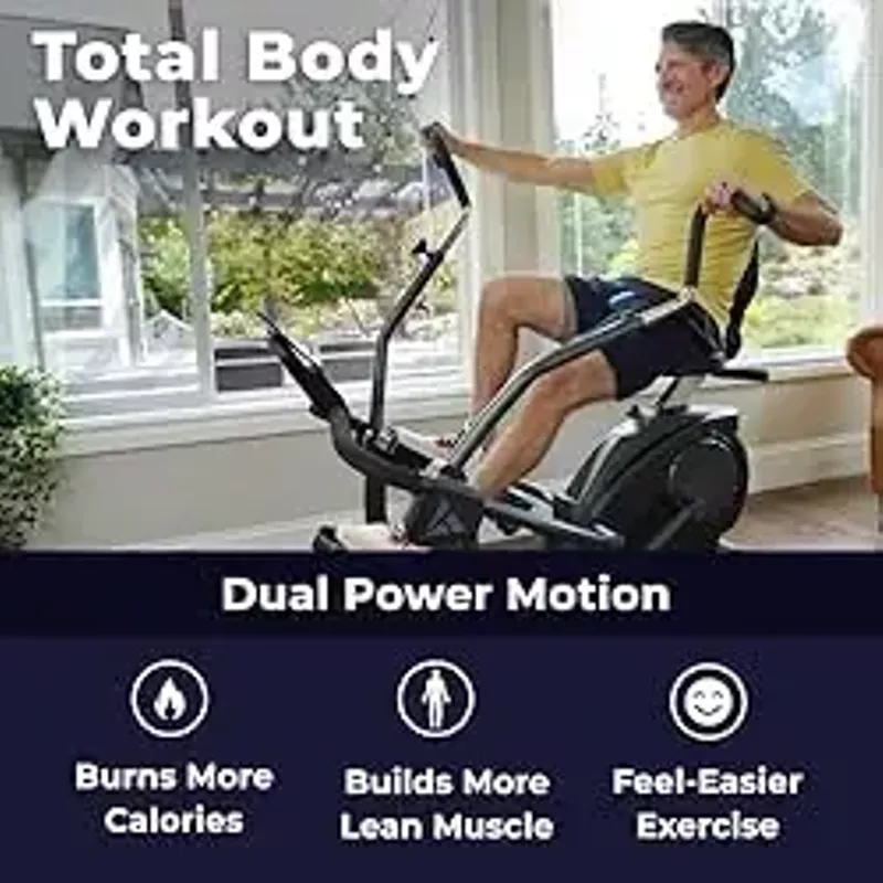 FreeStep LT3 Recumbent Cross Trainer Stepper - Zero-Impact Exercise w/Patented Physical Therapy Stride Technology, Whisper-Quiet, Free App w/Trainer-Led Workouts.