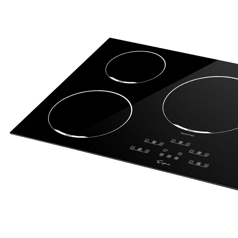 36-in Induction Cooktop with 5 Elements including 3,700-Watt Element - Black