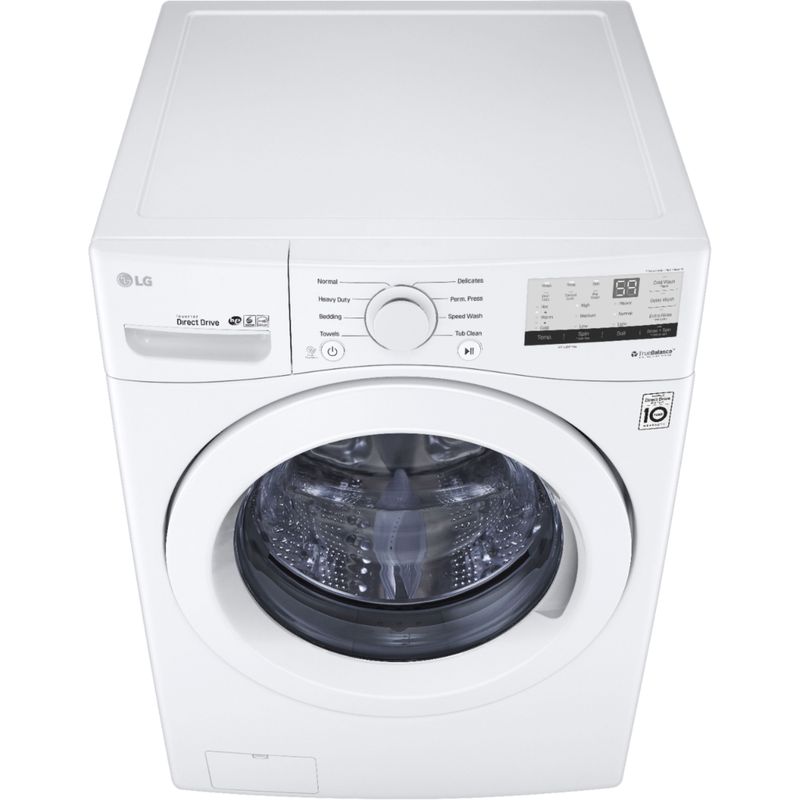Alt View Zoom 13. LG - 4.5 Cu. Ft. High Efficiency Stackable Front-Load Washer with 6Motion Technology - White