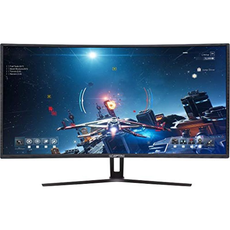 Sceptre C325B-185RD Curved 32-inch Gaming Monitor up to 185Hz 165Hz 144Hz 1920x1080 AMD FreeSync HDMI DisplayPort Build-in Speakers,...